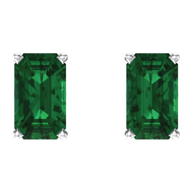 14k-white-lab-grown-emerald-earrings