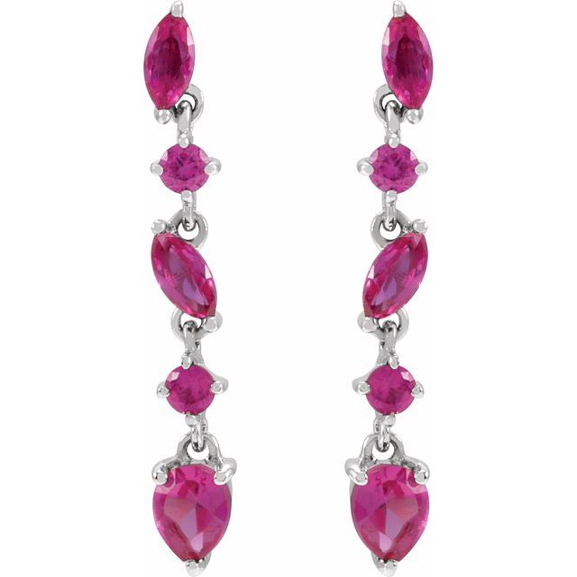 14k-white-lab-grown-ruby-earrings