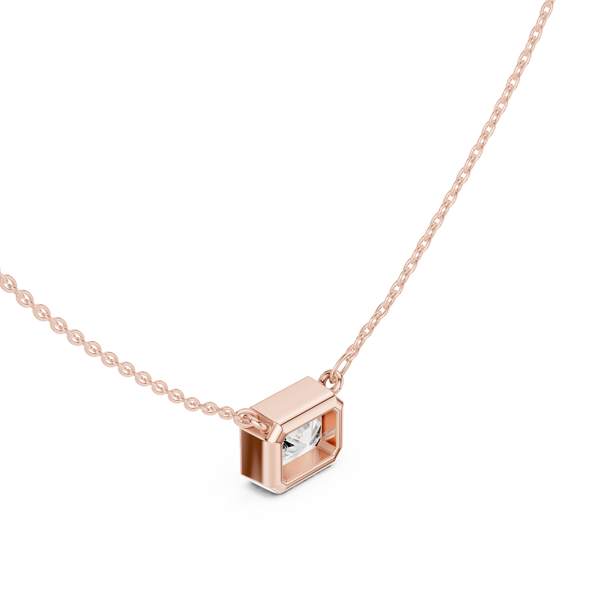 2.50CT Radiant Cut Lab Grown Diamond Vintage Classic Pendant Gift For Her - HIGHCARAT DIAMONDS