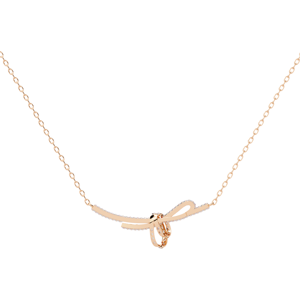 Round Cut Natural & Lab Grown White Colorless Diamond Vintage Cluster Party Wear Anek Necklace Gift For anniversary - HIGHCARAT DIAMONDS