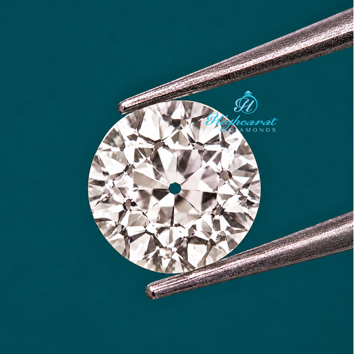 Classic Round Old Mine Cut Lab Grown Diamond