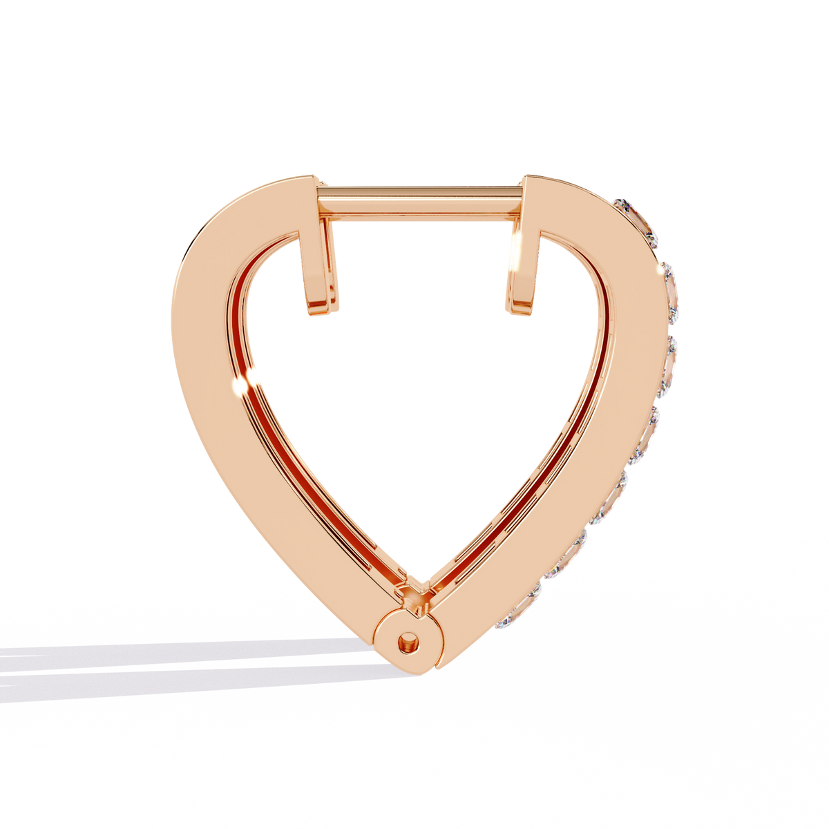 Vintage Princess Cut Top Grade Diamond Elegant Minimalist Stunning Handmade Hoop Party Wear Earring For Her - HIGHCARAT DIAMONDS