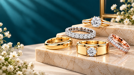 Lab Grown Diamond Full and half Wedding Band