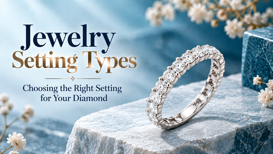 Lab Grown Diamond Jewelry Setting Types Guide