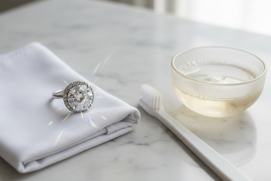cleaning Diamond Engagement Ring