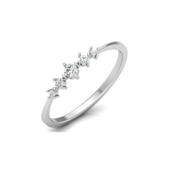 0.12 CT Elegant Round Diamond Band Ring For Her Perfect For Daily Sparkle - HIGHCARAT DIAMONDS
