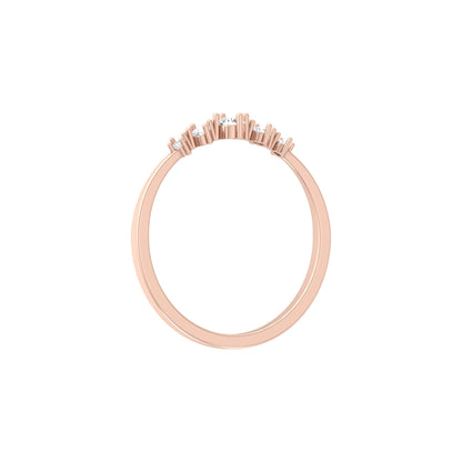 0.12 CT Elegant Round Diamond Band Ring For Her Perfect For Daily Sparkle - HIGHCARAT DIAMONDS