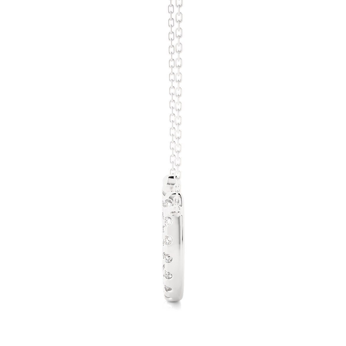 0.26 CT Dazzle U Alphabet Pendant For Women's  In Labgrown And Natural Diamonds - HIGHCARAT DIAMONDS