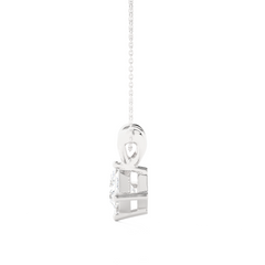 Elegant 0.50 Carat Diamond Solitiare Pendant Necklace Minimalist Gold Jewelry for Her - HIGHCARAT DIAMONDS