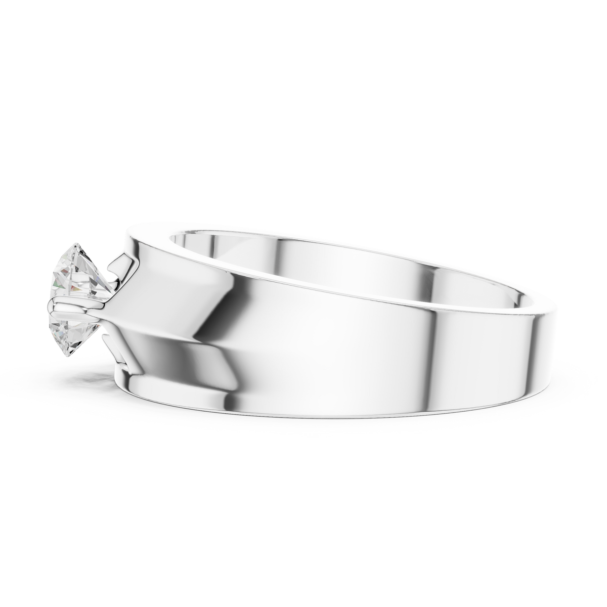 Round Shape Lab Grown Diamond Vintage Art Deco Classic Look Diamond ring For Men - HIGHCARAT DIAMONDS