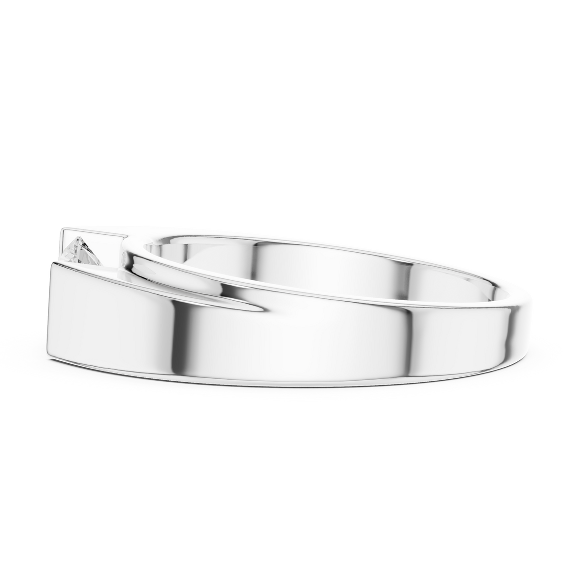 Men's Round Shapes Lab Grown Diamond 14k Solid Gold Stunning Wedding Wear Ring - HIGHCARAT DIAMONDS