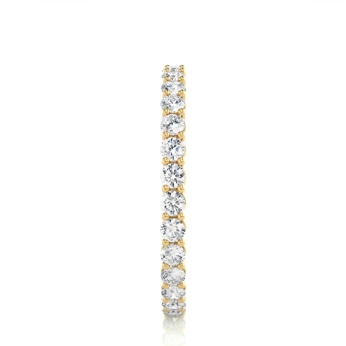 0.90 CT Lab or Natural Diamond  Full Eternity  Round Diamond Wedding Band Luxury Gift - HIGHCARAT DIAMONDS