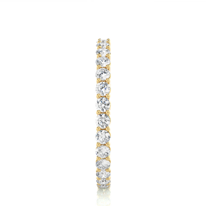 0.90 CT Lab or Natural Diamond  Full Eternity  Round Diamond Wedding Band Luxury Gift - HIGHCARAT DIAMONDS