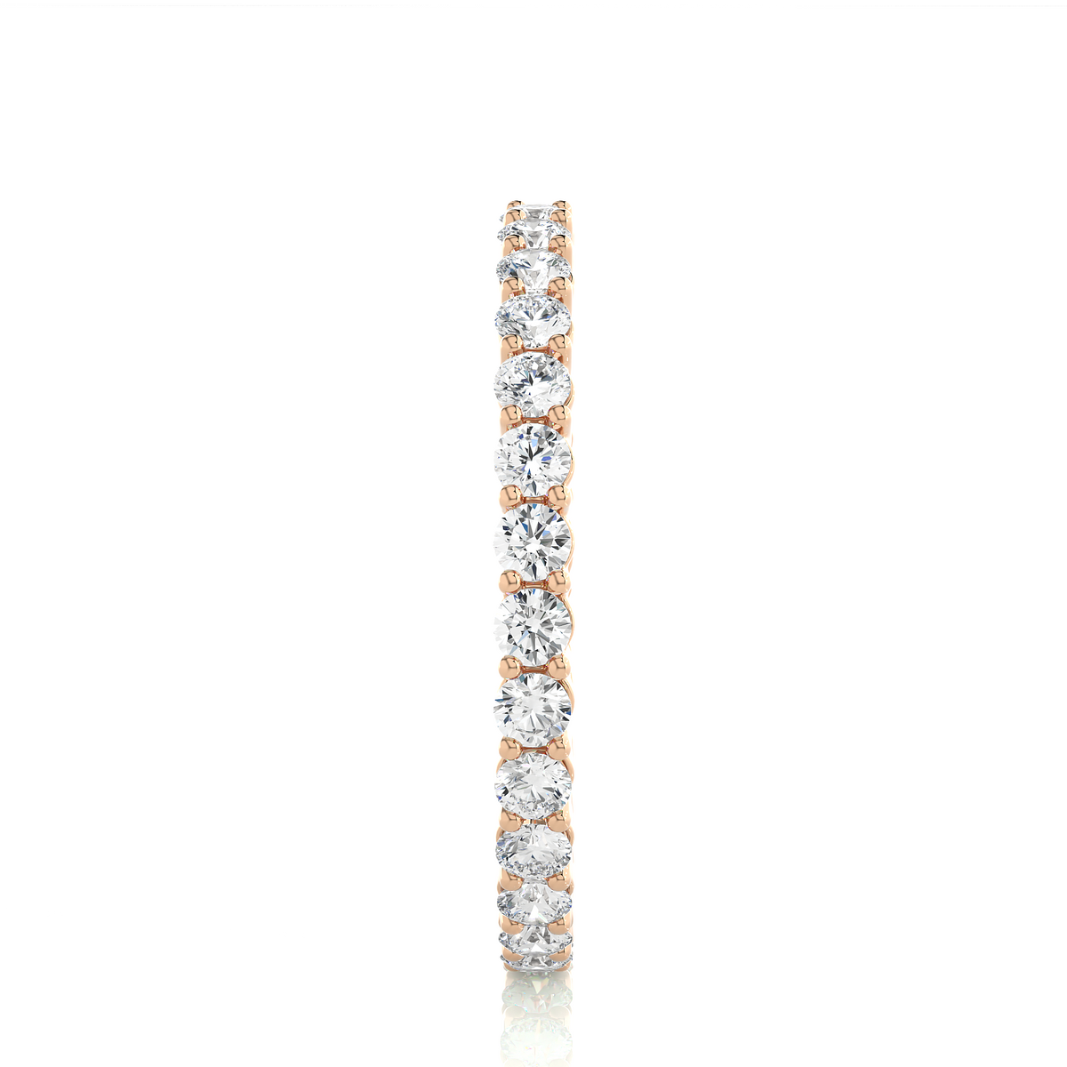0.90 CT Lab or Natural Diamond  Full Eternity  Round Diamond Wedding Band Luxury Gift - HIGHCARAT DIAMONDS