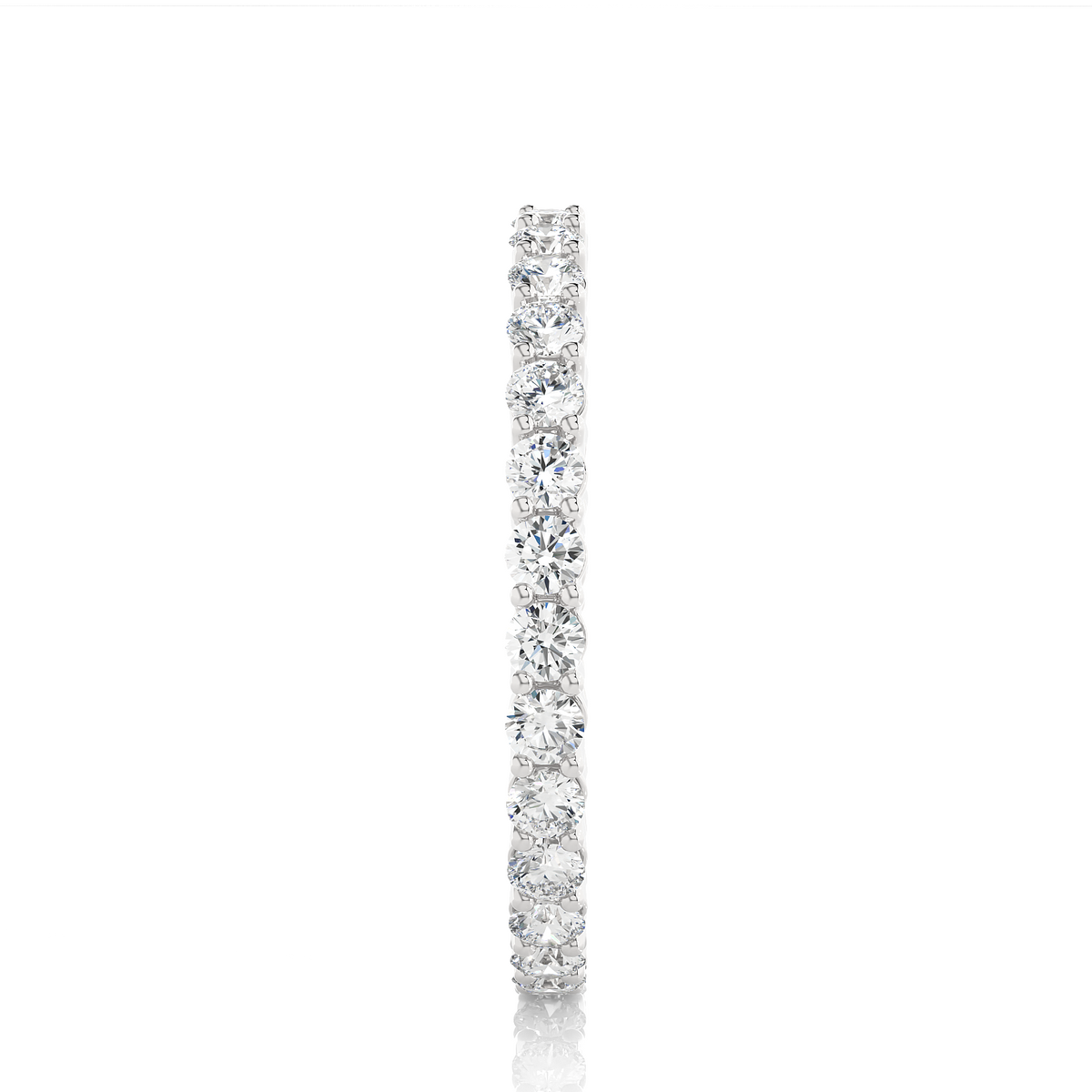 0.90 CT Lab or Natural Diamond  Full Eternity  Round Diamond Wedding Band Luxury Gift - HIGHCARAT DIAMONDS