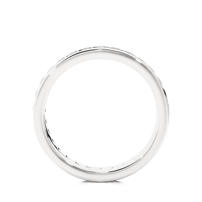 1.04 CT Round Shaped Classic Lab Grown/ Natural Diamond Eternity Band Ring Timeless Circle Of Sparkle - HIGHCARAT DIAMONDS