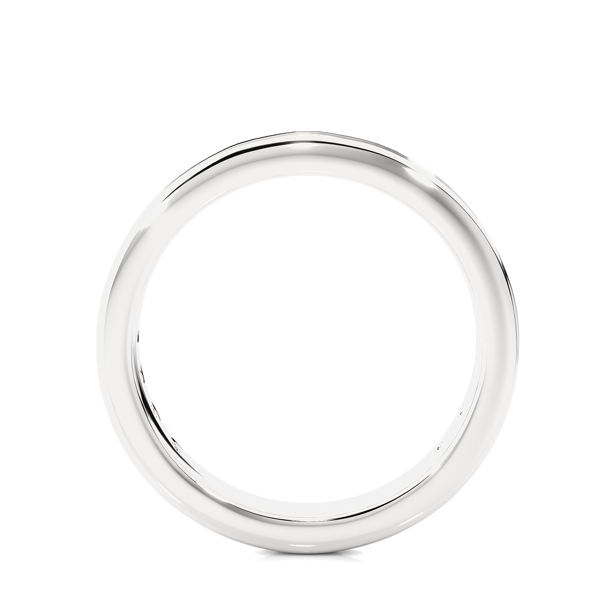 1.12 CT Minimalist Stackable Band Ring Elegant Everyday Jewelry With Round Labgrown Diamond - HIGHCARAT DIAMONDS