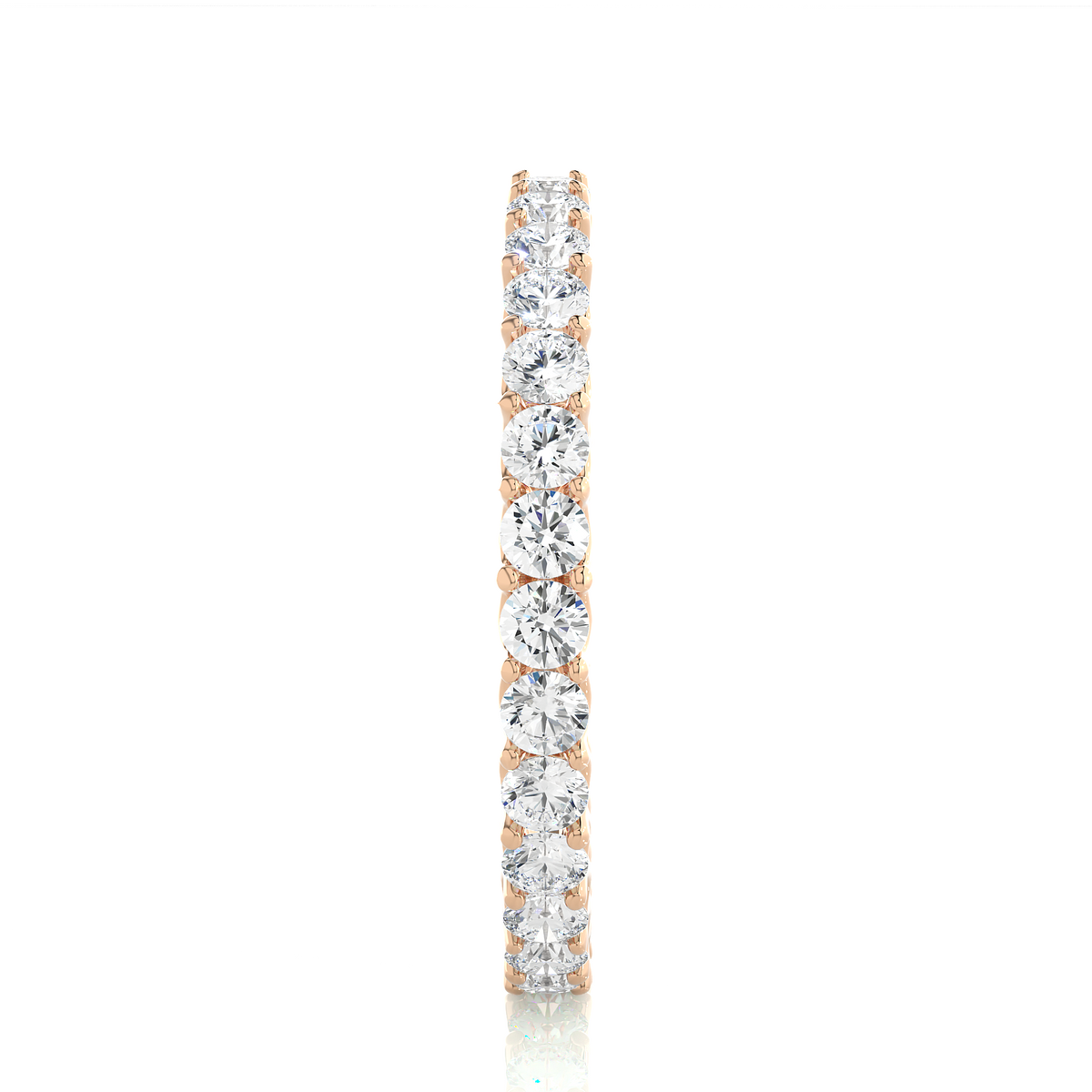 1.20 Ct Round Shaped Colorless Lab Grown & Natural Diamond Eternity Band Ring  For Wedding And Also Using Wear Using Unisex - HIGHCARAT DIAMONDS