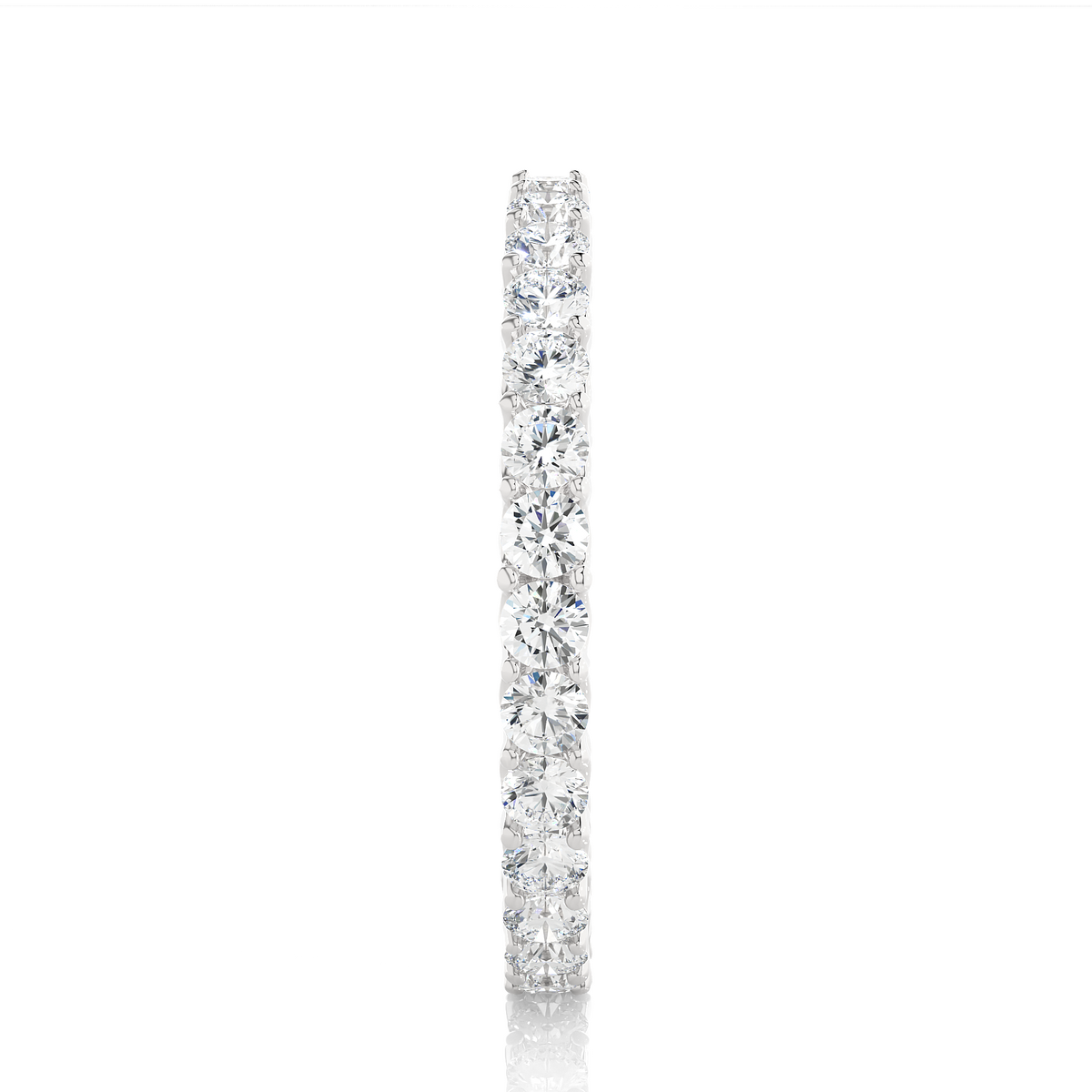 1.20 Ct Round Shaped Colorless Lab Grown & Natural Diamond Eternity Band Ring  For Wedding And Also Using Wear Using Unisex - HIGHCARAT DIAMONDS