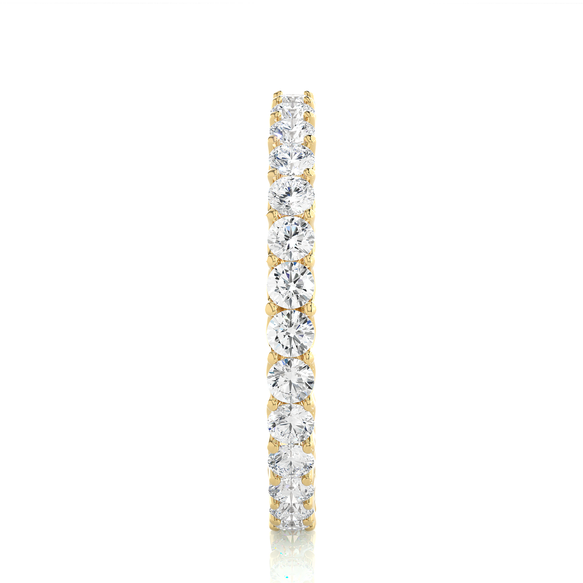1.20 Ct Round Shaped Colorless Lab Grown & Natural Diamond Eternity Band Ring  For Wedding And Also Using Wear Using Unisex - HIGHCARAT DIAMONDS