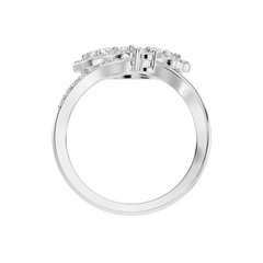 1.28Ct Heart and Round Cut White Colorless Diamond Antique Art Deco Vintage Wedding Ring For Women's - HIGHCARAT DIAMONDS