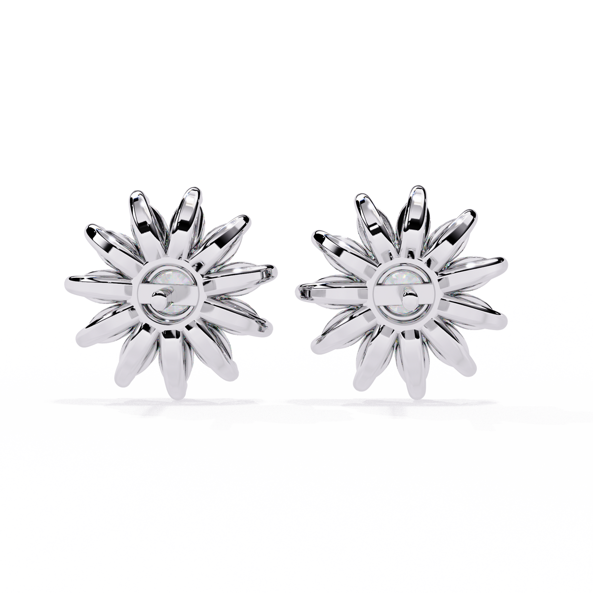 1.31Ct Marquise And Round Cut Diamond Unique Flower Shape Stunning Perfect Wedding Stud Earring For Gift - HIGHCARAT DIAMONDS