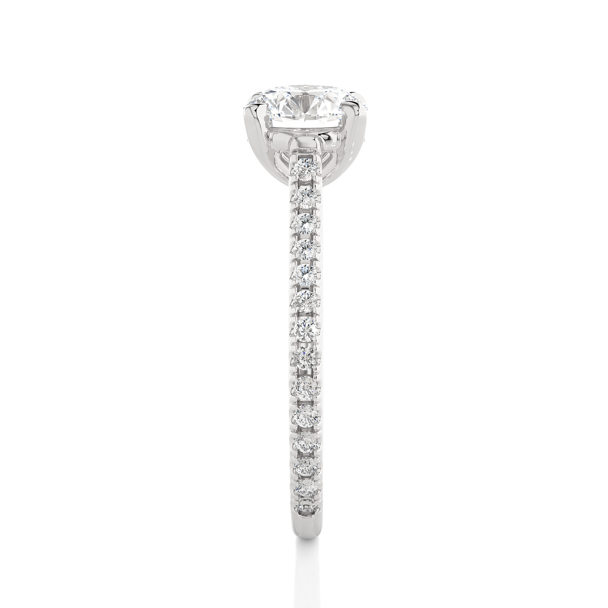 1.58 Carat and 14k,18k,10k option metal is available Round Shaped lab grown diamond proposal Ring - HIGHCARAT DIAMONDS
