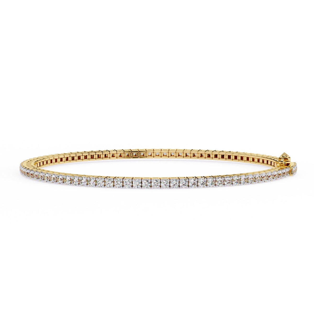 1.92CT Round Cut Diamond Unique Delicate Prong Set Handcrafted Classic Party Wear Bracelet Gift For Women's - HIGHCARAT DIAMONDS