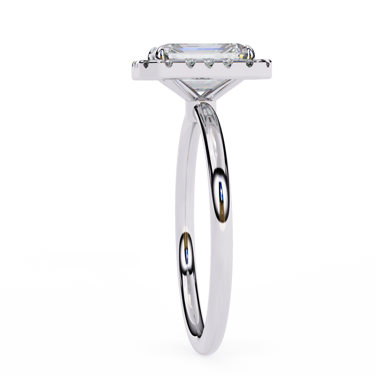 1.96 CT Elegant Radiant and Round Cut Diamond Solitaire Ring  Adjustable Design in 14K, 10K, or 18K Solid Gold, Perfect for Daily Wear - HIGHCARAT DIAMONDS