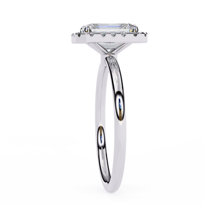 1.96 CT Elegant Radiant and Round Cut Diamond Solitaire Ring  Adjustable Design in 14K, 10K, or 18K Solid Gold, Perfect for Daily Wear - HIGHCARAT DIAMONDS