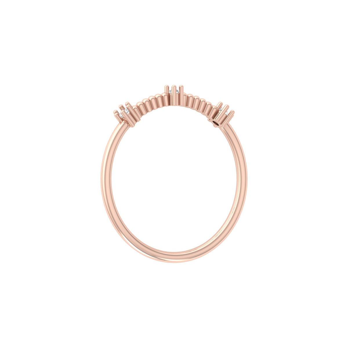 Stackable Round Cut Diamond Wedding Band In 10K Solid Gold  Perfect For Everyday Wear - HIGHCARAT DIAMONDS