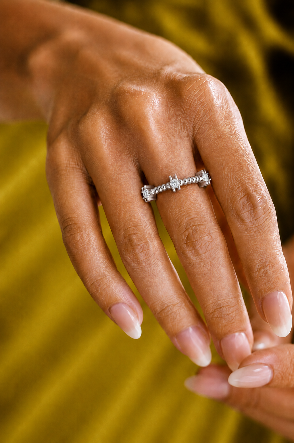 Stackable Round Cut Diamond Wedding Band In 10K Solid Gold  Perfect For Everyday Wear - HIGHCARAT DIAMONDS