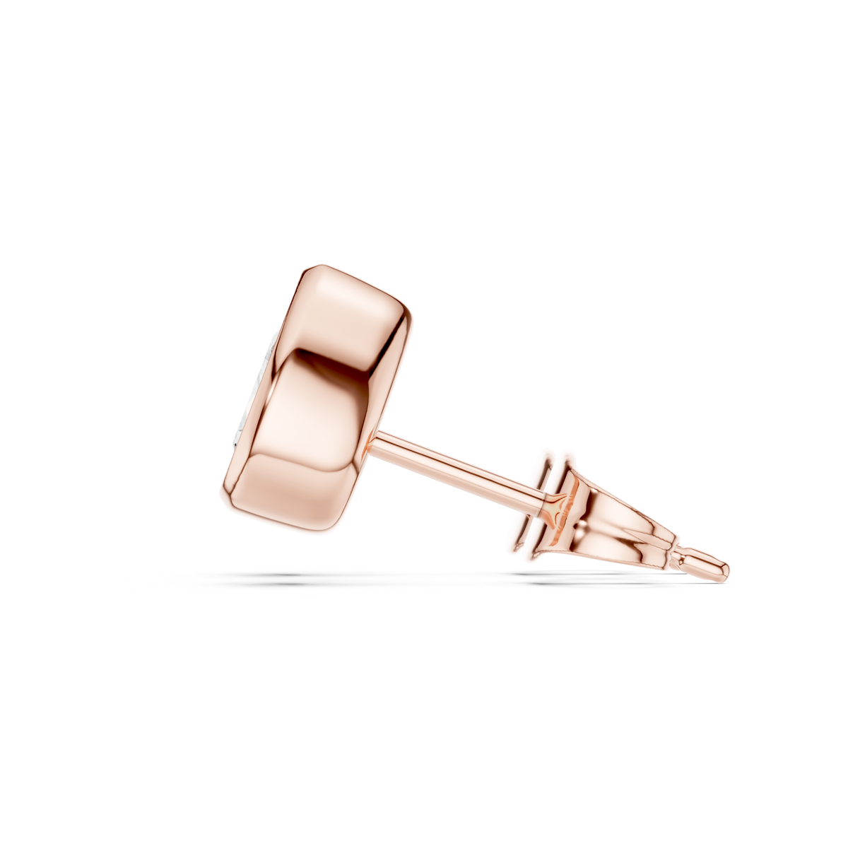 Pear Cut Lab Grown Diamond Vintage Stud Earrings