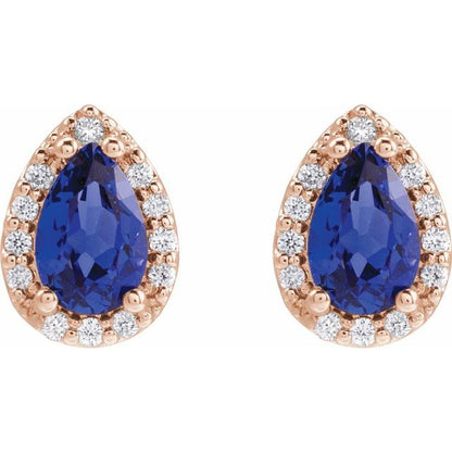 14k-rose-lab-grown-blue-sapphire-&-.05-ctw-natural-diamond-halo-style-earrings
