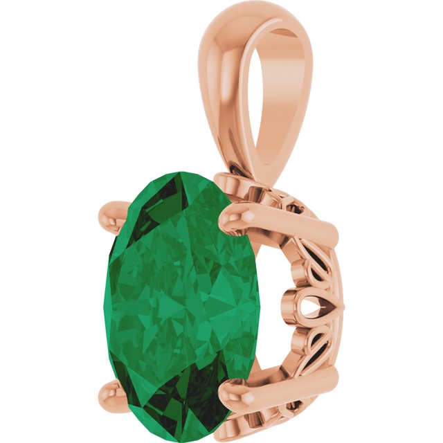 14k-rose-lab-grown-emerald-pendant