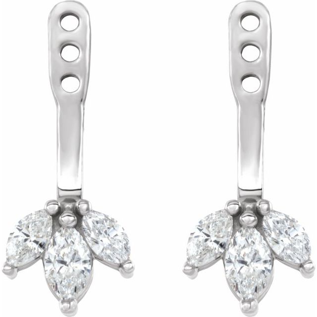 14k-white-1/5-ctw-natural-diamond-cluster-front-back-earring-jackets