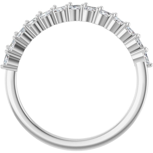 14k-white-3/8-ctw-lab-grown-diamond-anniversary-band
