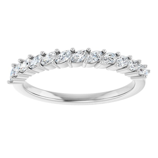14k-white-3/8-ctw-lab-grown-diamond-anniversary-band