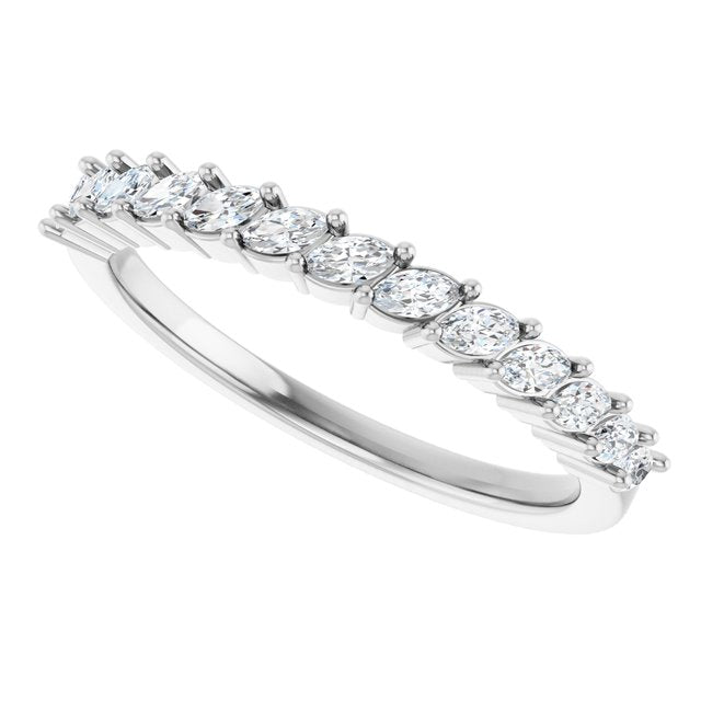 14k-white-3/8-ctw-lab-grown-diamond-anniversary-band