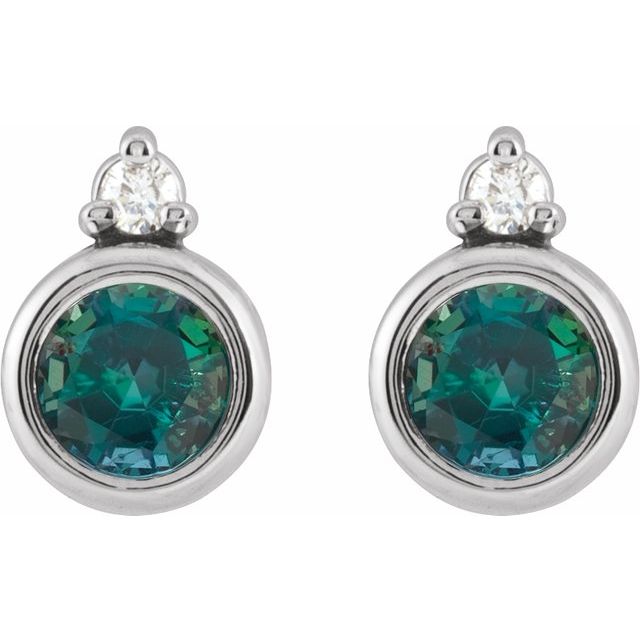 14k-white--lab-grown-alexandrite-&-.03-ctw-natural-diamond-earrings