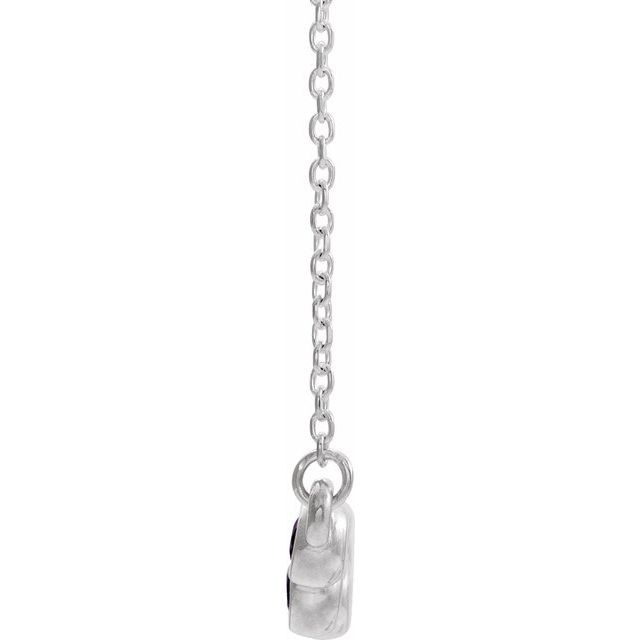 14k-white-lab-grown-alexandrite-bezel-set-bar-16-18"-necklace
