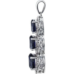 14k-white-lab-grown-blue-sapphire-&-.04-ctw-natural-diamond-pendant