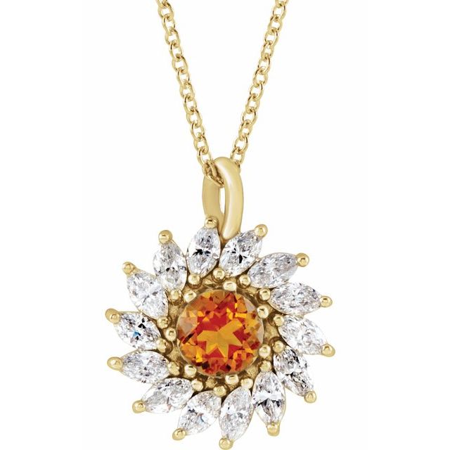 14k-white-lab-grown-blue-sapphire-&-5/8-ctw-natural-diamond-halo-style-pendant