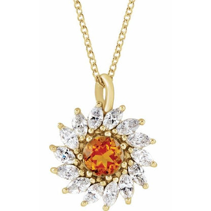 14k-white-lab-grown-blue-sapphire-&-5/8-ctw-natural-diamond-halo-style-pendant