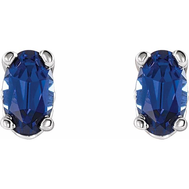 14k-white-lab-grown-blue-sapphire-earrings
