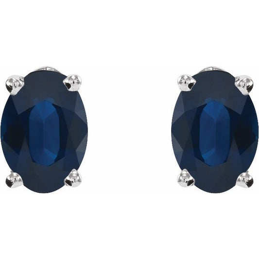 14k-white-lab-grown-blue-sapphire-earrings