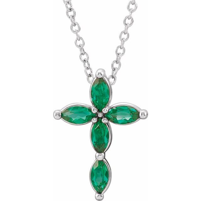 14k-white-gold-lab-grown-emerald-16-18-in