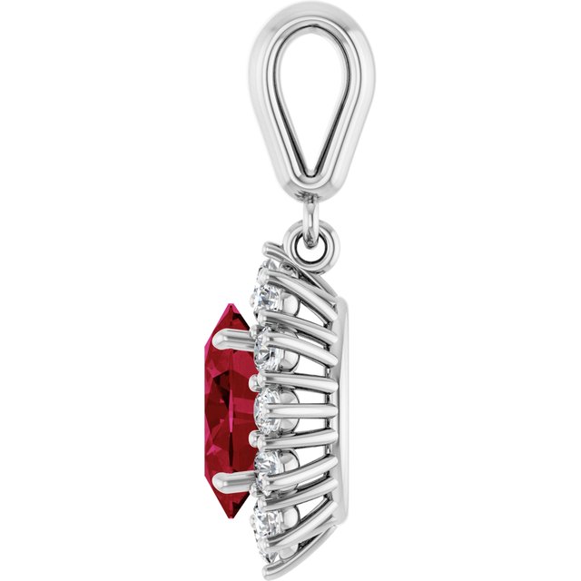 14k-white-lab-grown-ruby-&-1/3-ctw-natural-diamond-pendant