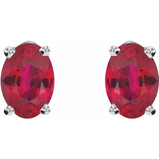 14k-white-lab-grown-ruby-earrings