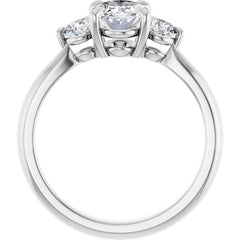 14k-white--oval-1/3-ctw-natural-diamond-semi-set-engagement-ring